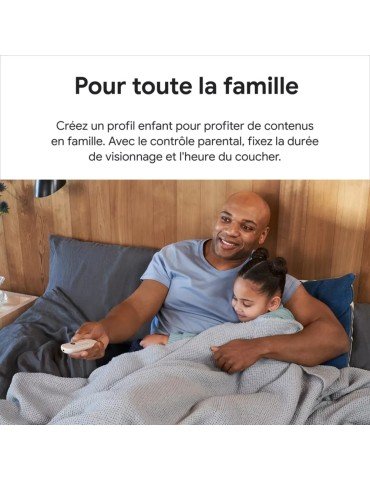 Passerelle multimédia Google Chromecast HD avec Google TV