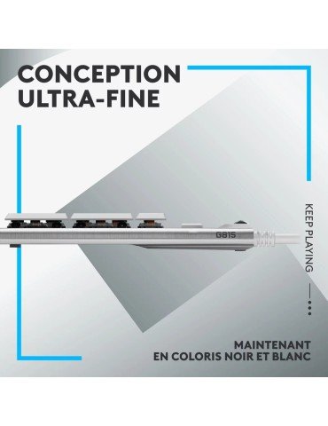 Clavier gamer Logitech G815 LIGHTSYNC RVB mecanique GL Tactile