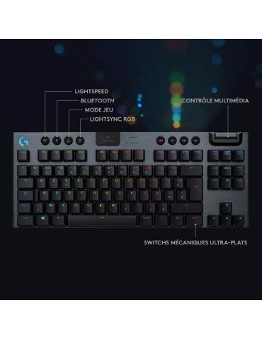 Clavier gamer Logitech G915 TKL LIGHTSPEED