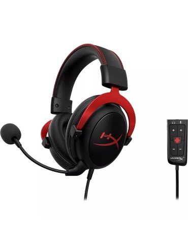 Casque gamer Hyperx Cloud II rouge