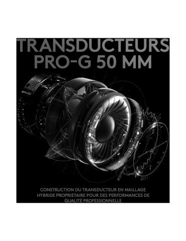 Casque gamer Logitech G PRO X Gaming Headset Noir